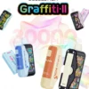 2_df39df37-2092-47b1-bf5a-a20305e274f3 正品韩版巴布梦炫彩二代BUBBLE MON GRAFFITI-II 泡泡兽满天星炫彩壁纸LED灯效30000口可拆卸式电子烟套装/烟弹-多口味可选