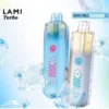 FUTU 正品LAMI TURBO 徕米冰爆10000口涡轮双网陶瓷雾化芯可视化油仓电量显示冰爽型一次性电子烟-多口味可选