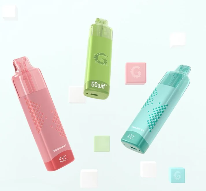 G00tOz5a4AA3gNI 正品高维GOwif Chill极凉系列18000口双陶瓷芯涡轮大功率透明油仓电量油量显示长续航一次性电子烟-多口味可选
